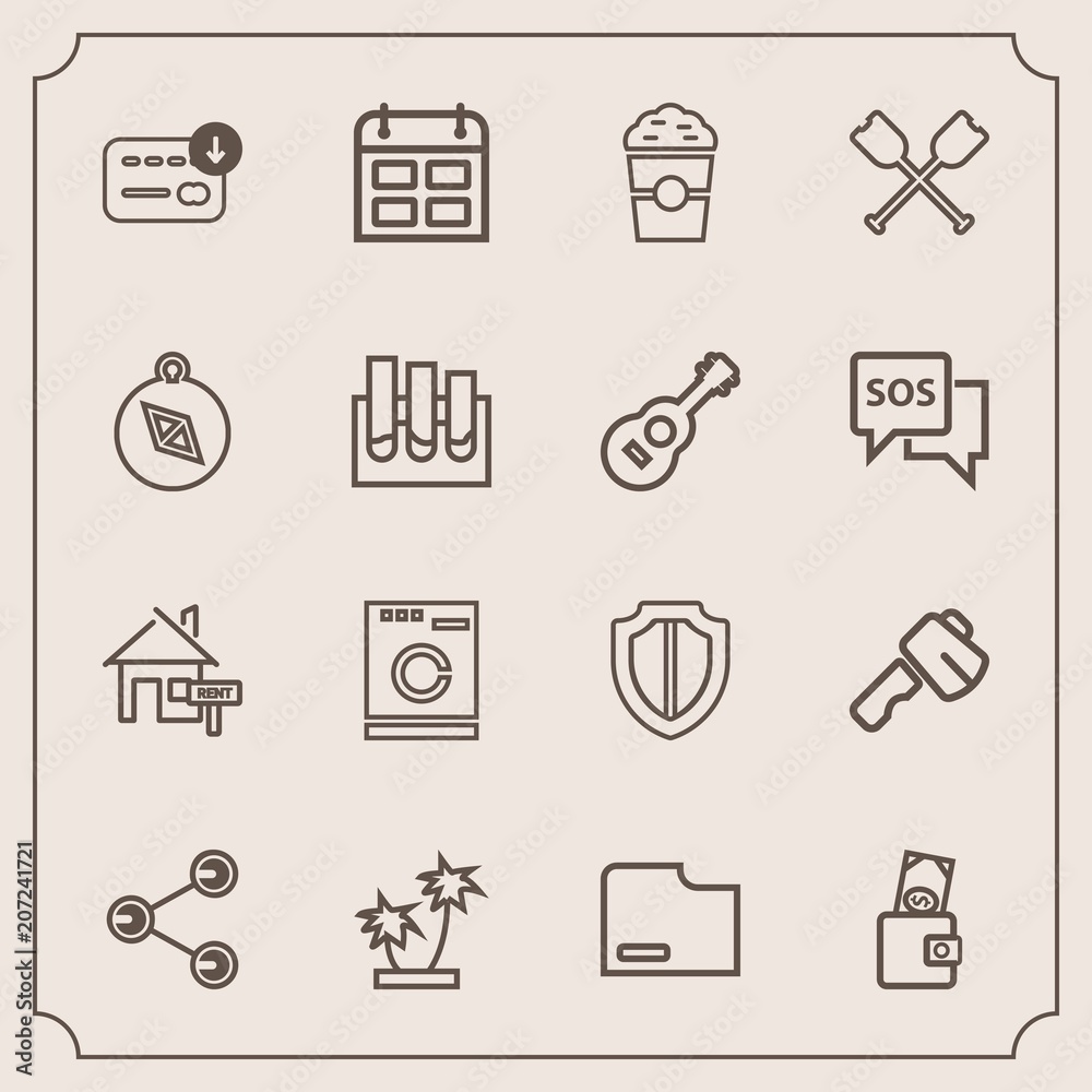 Modern, simple vector icon set with shield, house, dollar, purse, construction, file, laundry, schedule, security, sack, calendar, machine, washer, rent, time, social, home, business, document icons Modern, simple vector icon set with shield, house, dollar, purse, construction, file, laundry, schedule, security, sack, calendar, machine, washer, rent, time, social, home, business, document icons