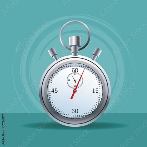 Sport chronometer isolated vector illustration graphic design