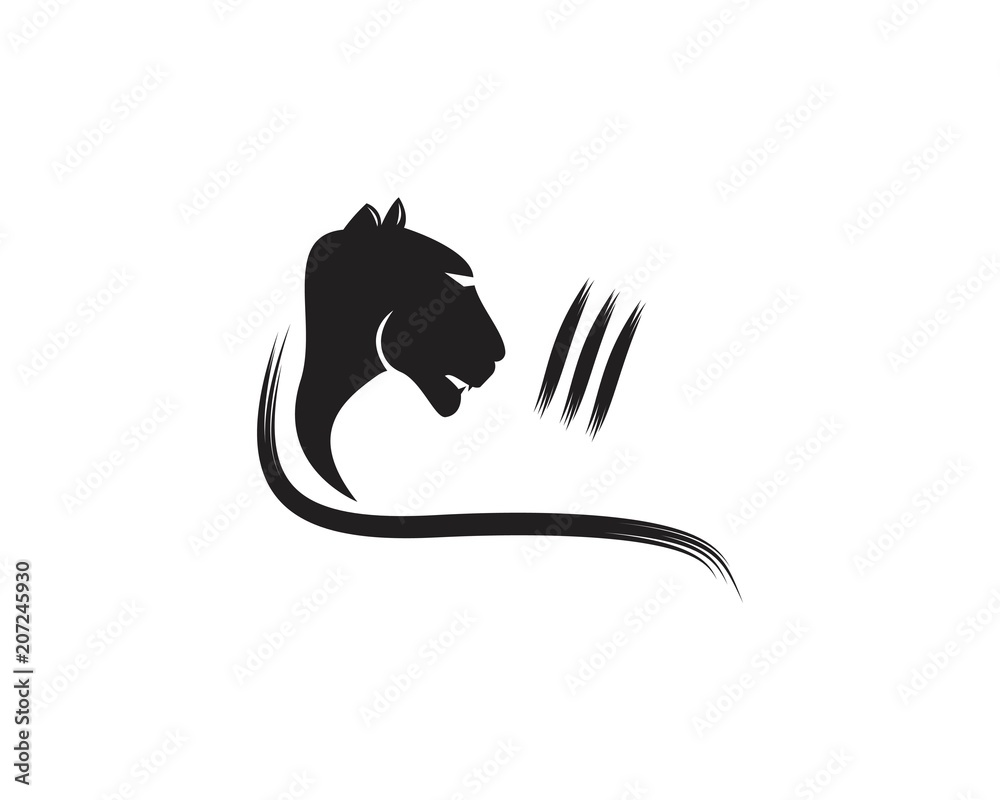 sector Repulsion Anyways Puma head logo vector template Stock Vector | Adobe Stock