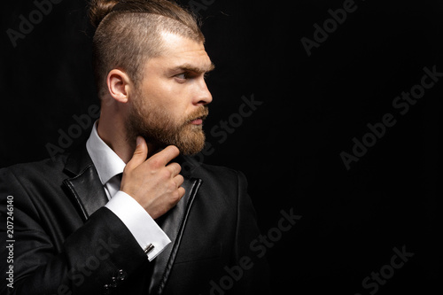 Bilde på lerret Portrait of handsome stylish man