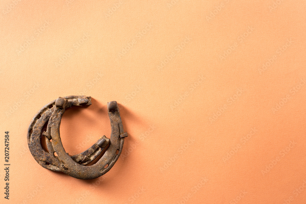 Old rusty horseshoe Old rusty horseshoe