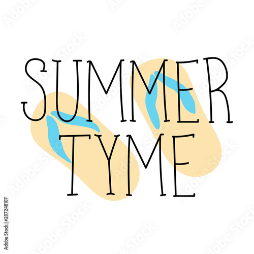 Summer Cartoon Lettering