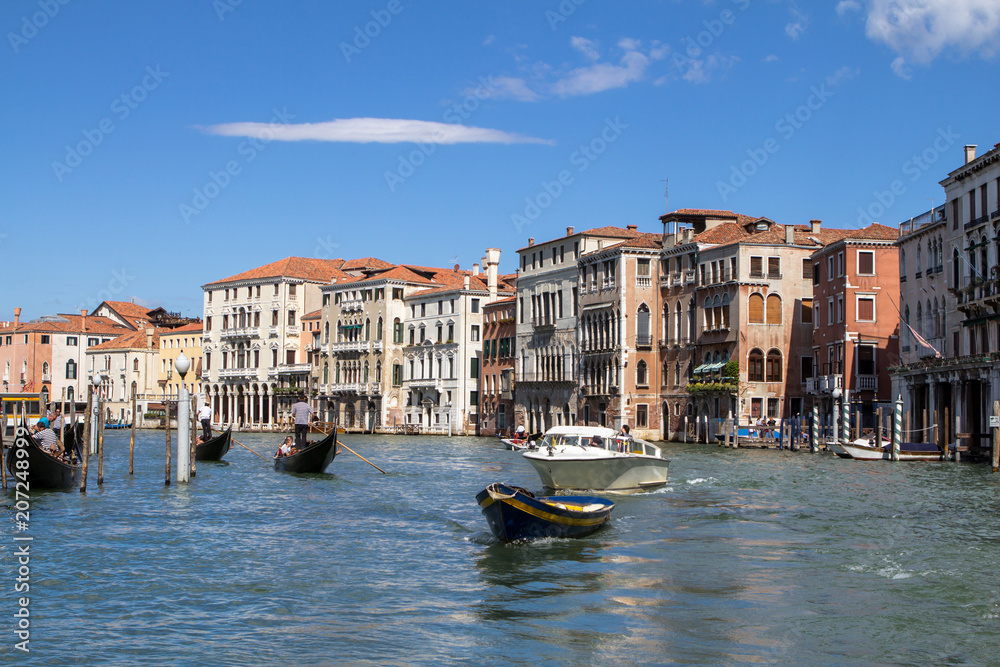 Obraz premium Palaces on Grand Canal, Venice, Italy