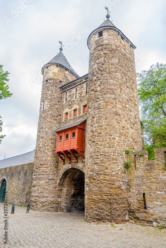 View at the old gate (Helpoort) to Maastricht - Netherlands photo