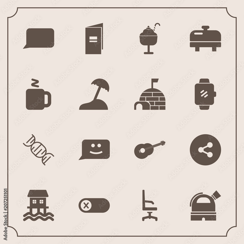 Modern, simple vector icon set with book, guitar, smile, observatory, travel, internet, turn, sweet, boat, ice, equipment, energy, cream, face, switch, drink, music, social, armchair, brochure icons Modern, simple vector icon set with book, guitar, smile, observatory, travel, internet, turn, sweet, boat, ice, equipment, energy, cream, face, switch, drink, music, social, armchair, brochure icons