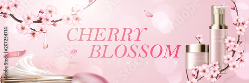 Cherry blossom skin care products