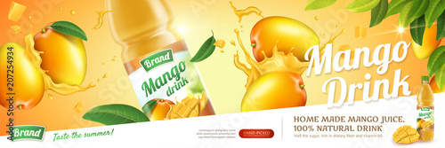 Mango juice ads
