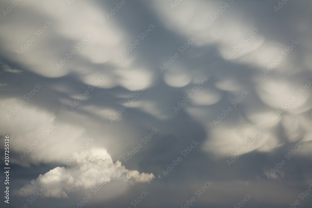 View of clouds in Poland
