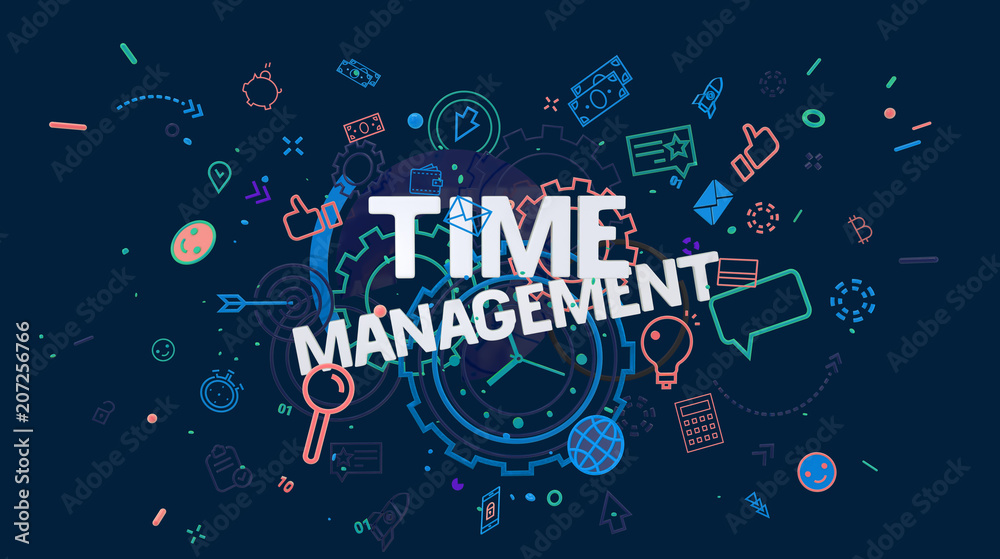 Fototapeta premium Time management concept