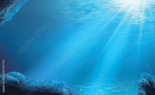 Tranquil underwater scene © MITstudio