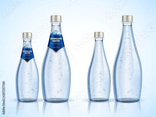 Sparkling water package design