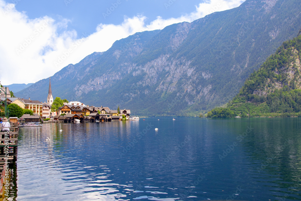 Hallstatt, Hallstätter See, Panoramablick