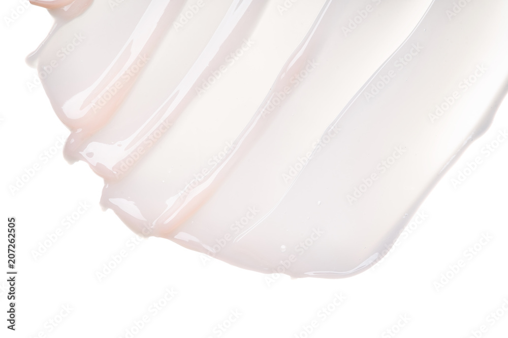 Gently pink ?reamy texture isolated on white Gently pink ?reamy texture isolated on white