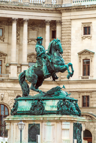 Prince Eugen of Savoy monument (1865), Vienna, Austria