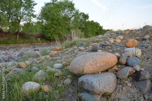 stones on a hillock