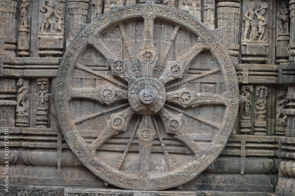 Wheel of Konark Temple