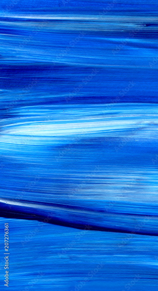 Blue Abstract acrylic painting for use as background, texture, design element. Modern art with brush stroke texture Blue Abstract acrylic painting for use as background, texture, design element. Modern art with brush stroke texture
