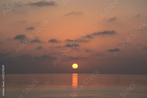 red sea sunset