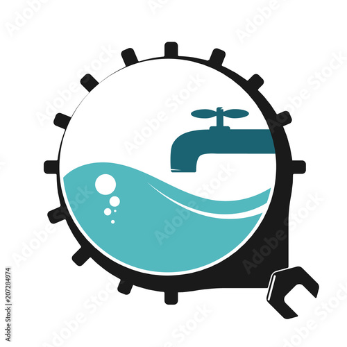 Plumbing repair symbol