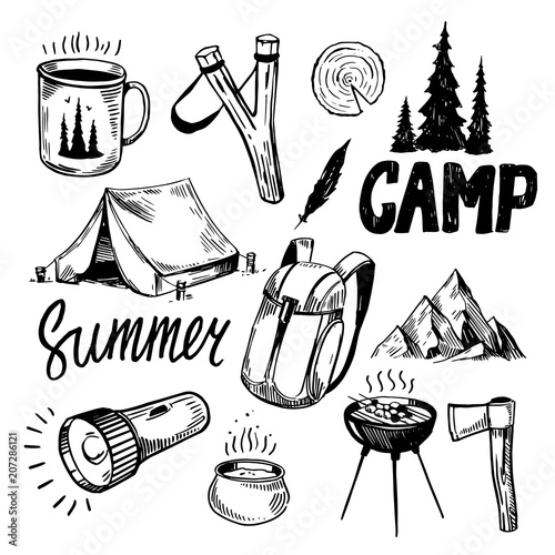 Camping and outdoor set