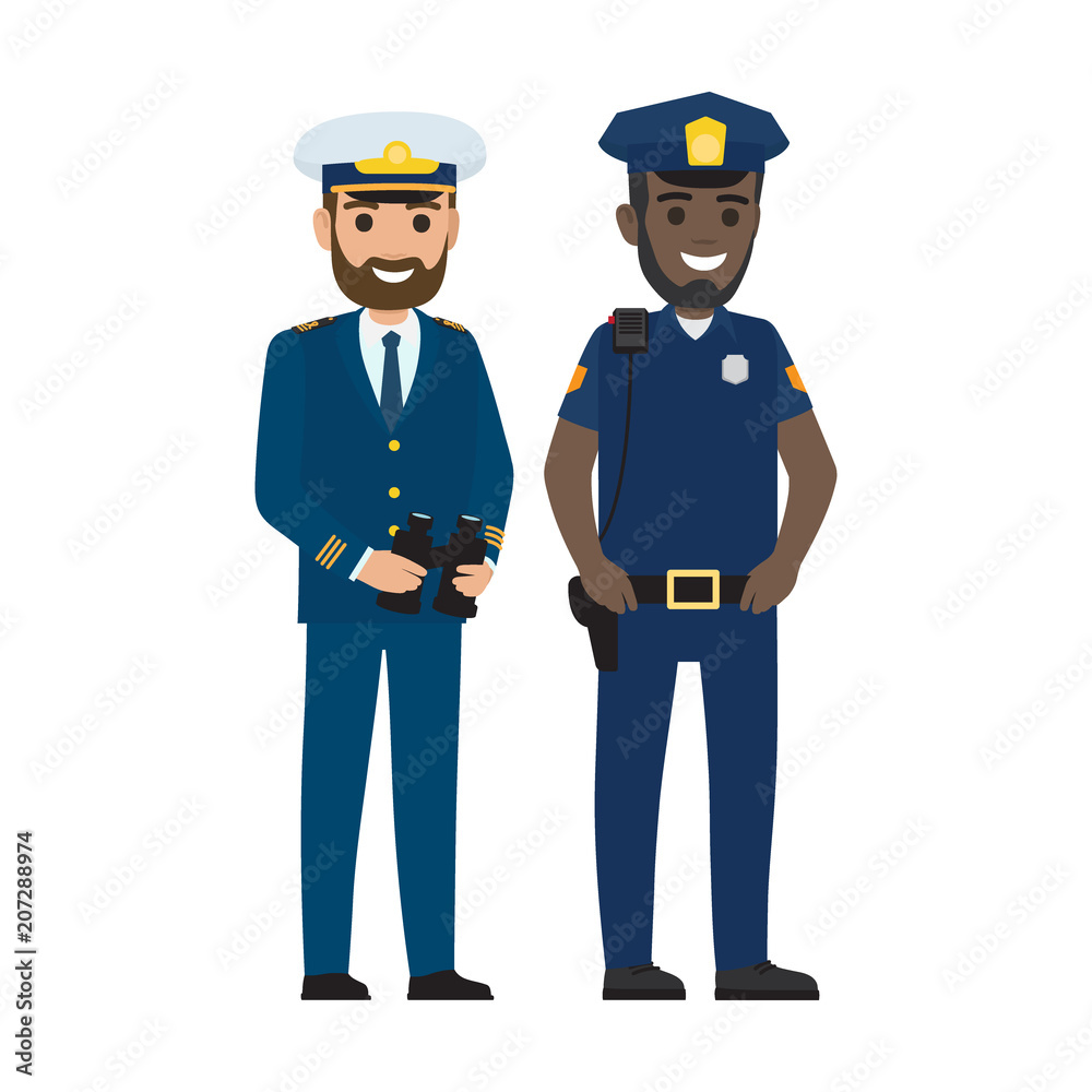 Professions People Cartoon Vector Characters