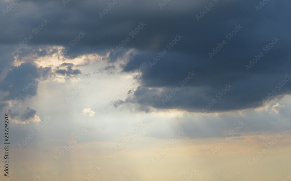 Fototapeta premium Beautiful sunset view 
