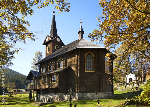 Church of St. Anne in Tatranska Javorina village. Poprad district. Slovakia