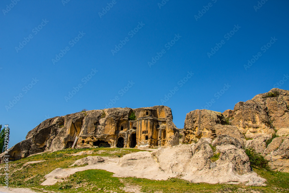 The ancient church from the Phrygian valley