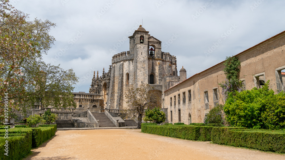Knights of the Templar or Convents of Christ castle, detail, Tomar, Portugal