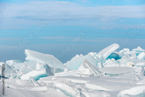 Принти на полотні Blue ice