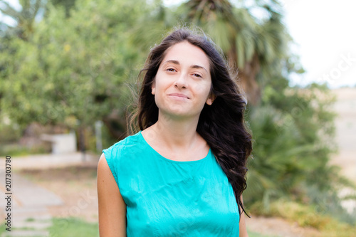 Young Woman enjoing nature