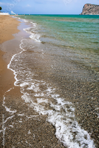 Soft beautiful ocean wave o...
