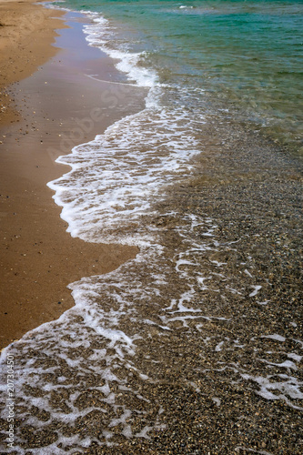 Soft beautiful ocean wave o...