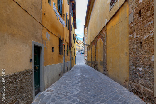 Florence. An ancient medieval street. © pillerss