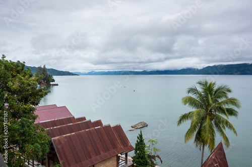 Lake Toba in the Indonesian island of Sumatra photo