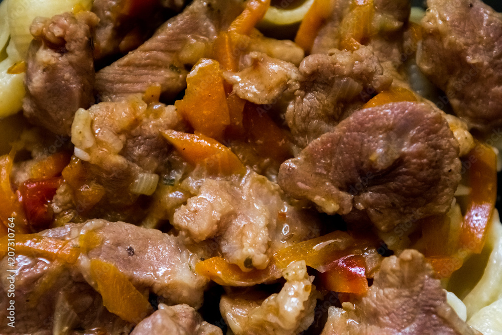 meat goulash soup with meat meat goulash soup with meat