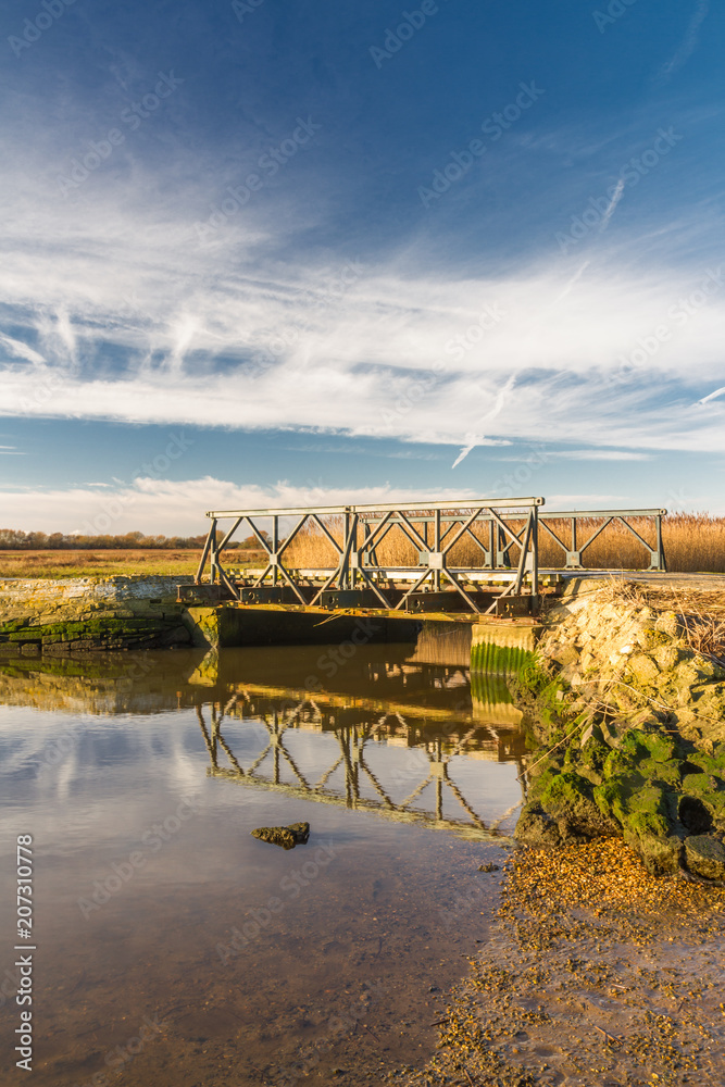 Valokuva Prototype Bailey Bridge on Stanpit March.