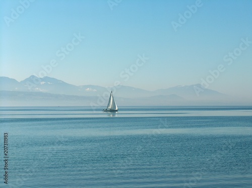 Voile sur le Léman