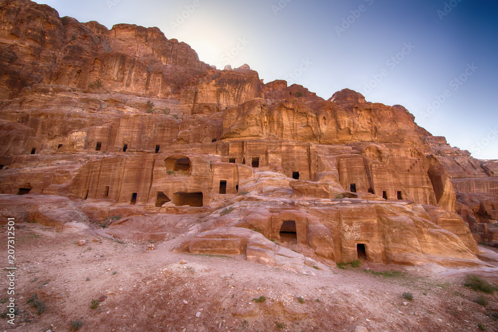 The Nabatean city of Petra (Jordan)