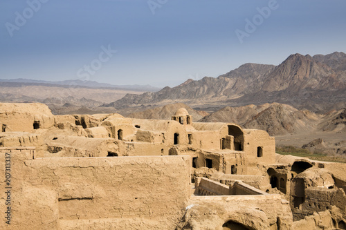 Ruins of Kharanaq near Yazd, Iran.