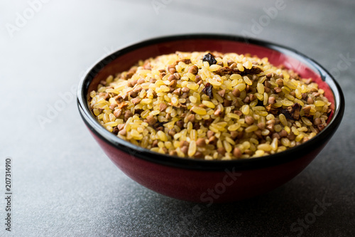 Raw Bulgur Rice with Buckwheat / Bulghur for Pilav or Pilaf