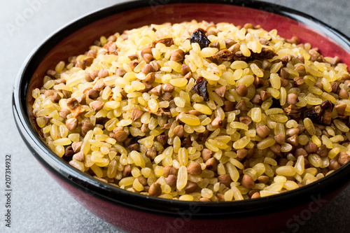 Raw Bulgur Rice with Buckwheat / Bulghur for Pilav or Pilaf