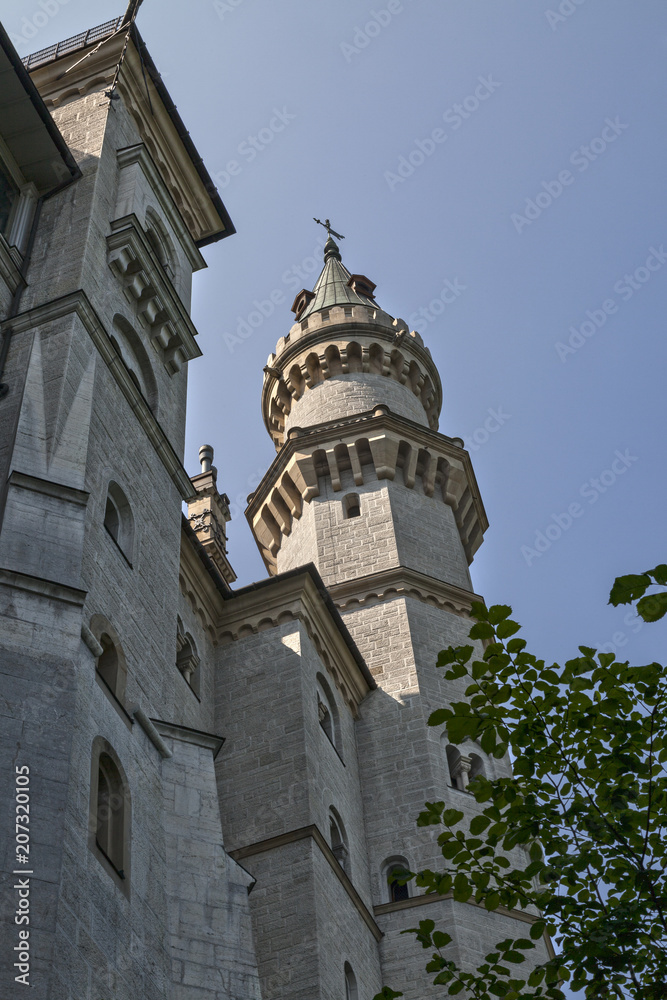 Башня замка Нойшванштайн. Фюссен.

