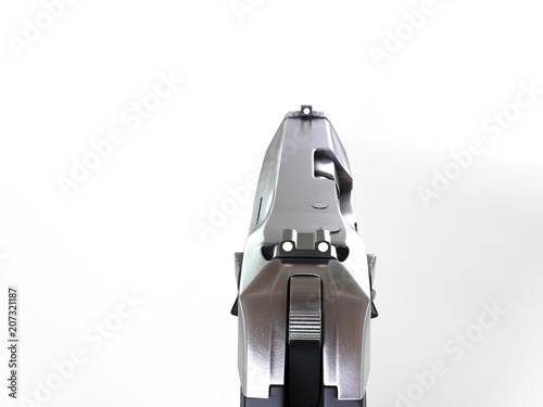 Compact semi automatic pistol - FPS view photo