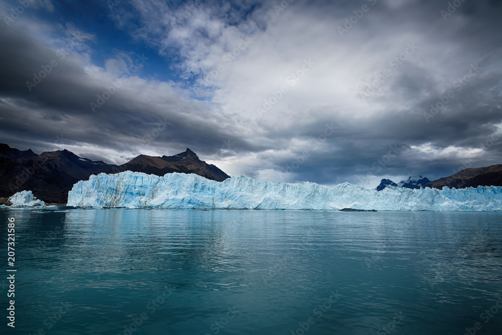 The Perito Moreno glacier in southern Argentina