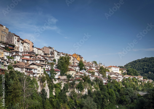 houses in old town of veliko tarnovo bulgaria