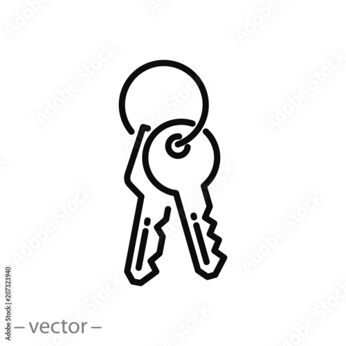 key line icon - vector illustration eps10