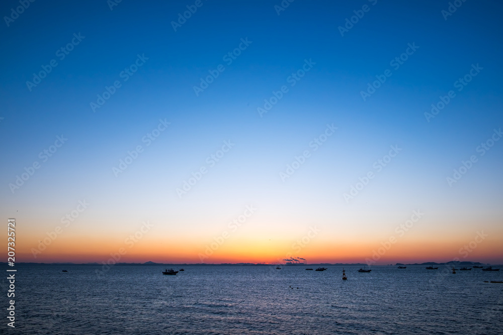 sea sunset magichour