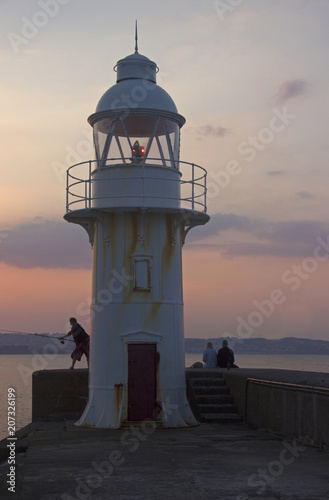 Brixham pier and lighthouse