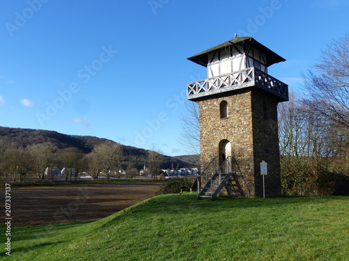 Römerturm in Rheinbrohl am Rhein photo